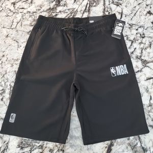 Black and Silver Official Shorts of the NBA